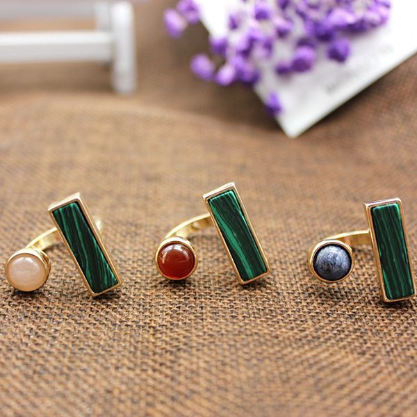 creative natural stone rings for women charming ladies gold ring finger jewelry wedding party ring jewelry girls halloween gifts, Golden;silver
creative natural stone rings for women charming ladies gold ring finger jewelry wedding party ring jewelry girls halloween gifts, Golden;silver