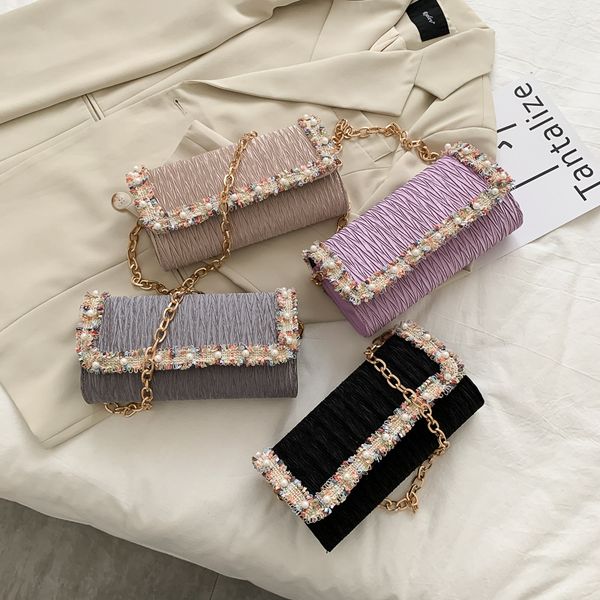 bag women's 2020 summer new hipster messenger bag fashion pleated embroidery chain shoulder women's
bag women's 2020 summer new hipster messenger bag fashion pleated embroidery chain shoulder women's