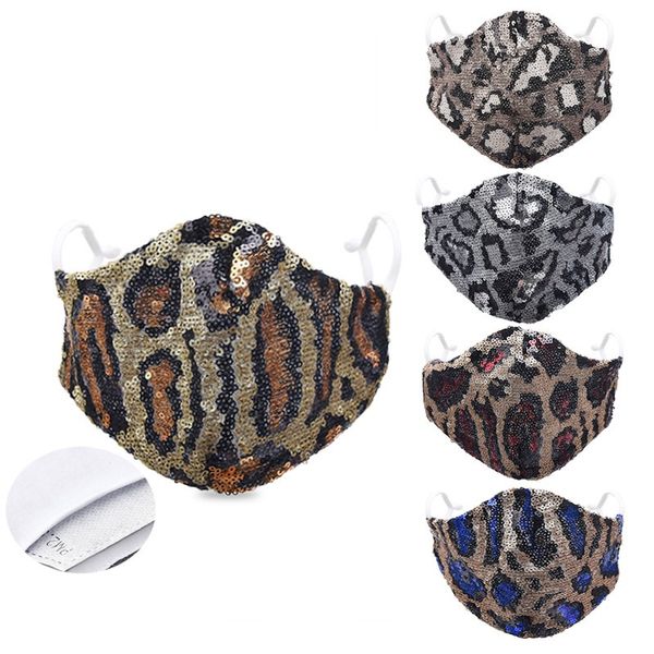 fashion bling bling leopard sequins face mask dustproof mouth masks designer washable reusable women face mask
fashion bling bling leopard sequins face mask dustproof mouth masks designer washable reusable women face mask