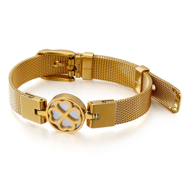 charm bracelets stainless steel for women three colors flower cute wristband white shell bangle jewelry gift, Golden;silver
charm bracelets stainless steel for women three colors flower cute wristband white shell bangle jewelry gift, Golden;silver