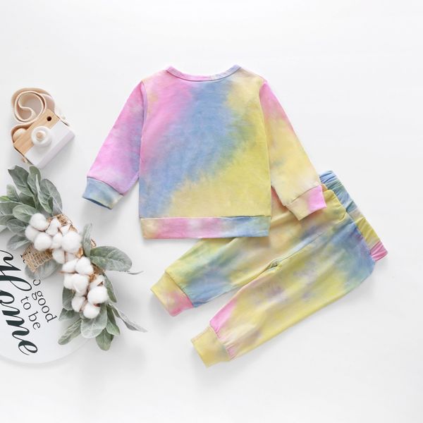 autumn girls' suits tie-dye long-sleeved suits product tie-dye home service long-sleeved trousers two-piece suit drop shipping, White
autumn girls' suits tie-dye long-sleeved suits product tie-dye home service long-sleeved trousers two-piece suit drop shipping, White