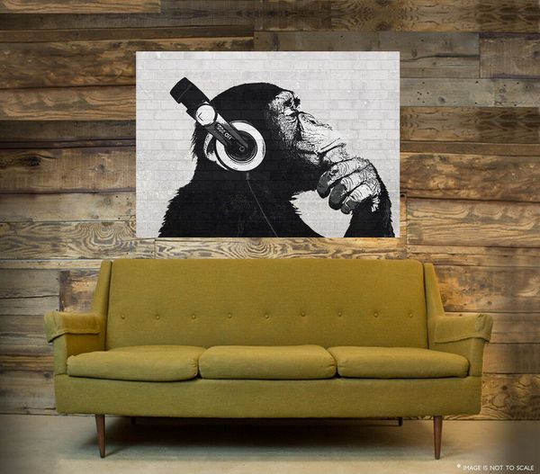 banksy art works monkey with headphones oil painting on canvas wall art canvas pictures for living room wall decor 200901
banksy art works monkey with headphones oil painting on canvas wall art canvas pictures for living room wall decor 200901