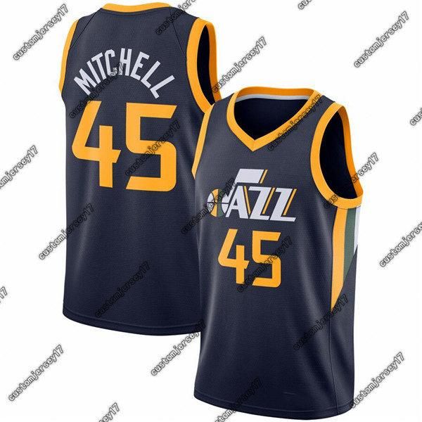 men jazz utah 45 mitchell navy swingman jersey icon edition donovan basketball city jerseys, Black
men jazz utah 45 mitchell navy swingman jersey icon edition donovan basketball city jerseys, Black