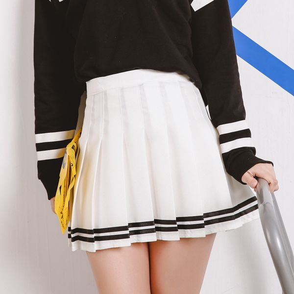 2020 women's kawaii vintage high waist pleated skirt female japanese harajuku british preppy style cute skirts for women, Black
2020 women's kawaii vintage high waist pleated skirt female japanese harajuku british preppy style cute skirts for women, Black