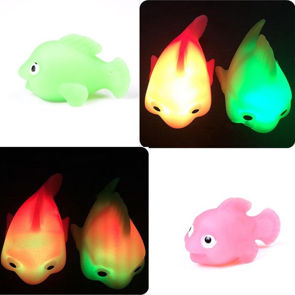 cgjxsbaby kids gifts kawaii luminous led colorful water induction goldfish small soft rubber floating bath light toy
cgjxsbaby kids gifts kawaii luminous led colorful water induction goldfish small soft rubber floating bath light toy