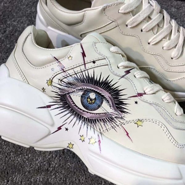 fashion real leather handmade multicolor gradient technical fabric sneakers man women famous shoes 04 g53, Black
fashion real leather handmade multicolor gradient technical fabric sneakers man women famous shoes 04 g53, Black