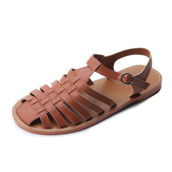 summer strap baotou sandals rome sandals women's woven retro single shoes sandalias de verano para mujer platform shoes, Black
summer strap baotou sandals rome sandals women's woven retro single shoes sandalias de verano para mujer platform shoes, Black