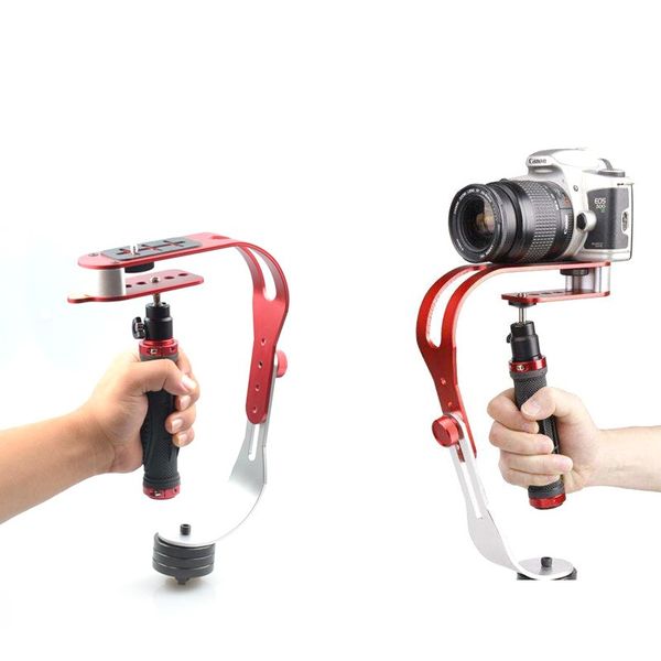 

Handheld Bow Stabilizer Anti-shake Handheld Camera Stabilizers Durable DSLR & DV Video Mobile Motion Steadicam Aluminum Alloy 2 Colors