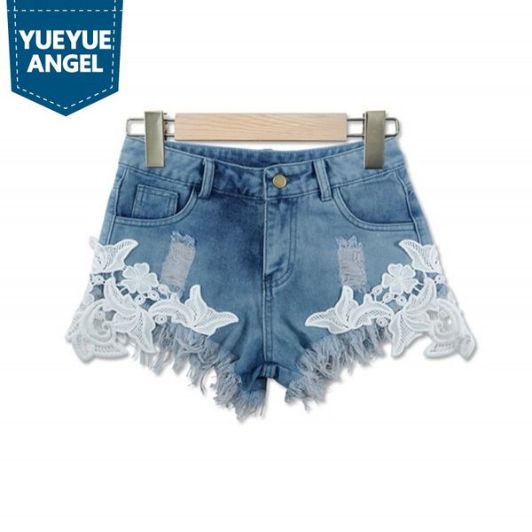 high waist tassel ripped shorts summer women's beach resort bohemian short jeans washed street denim shorts female, Blue
high waist tassel ripped shorts summer women's beach resort bohemian short jeans washed street denim shorts female, Blue