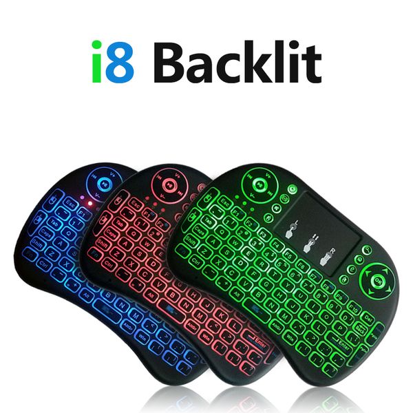 backlit i8 mini wireless keyboard 2.4g english russian french spanish air mouse with touchpad remote control for android tv box
backlit i8 mini wireless keyboard 2.4g english russian french spanish air mouse with touchpad remote control for android tv box