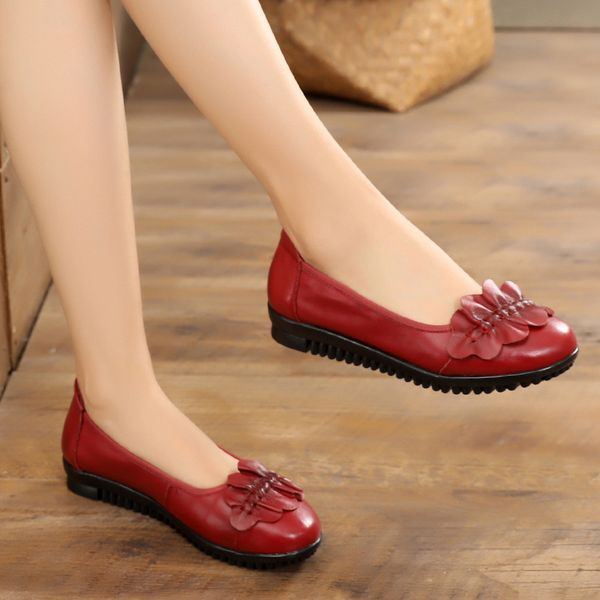 women shoes woman genuine leather flat shoes female casual work ballet flats women slip-on soft comfort larger size ladies, Black
women shoes woman genuine leather flat shoes female casual work ballet flats women slip-on soft comfort larger size ladies, Black