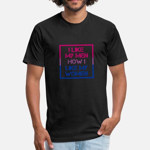 i like my men how i like my women bisexual pride t shirt men designing cotton round collar slim famous funny casual vintage shirt
i like my men how i like my women bisexual pride t shirt men designing cotton round collar slim famous funny casual vintage shirt