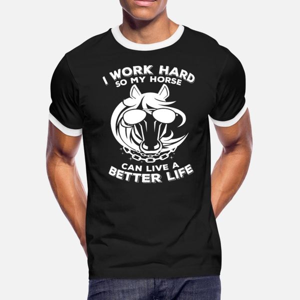 horse funny horse with bling i work hard so t shirt men knitted 100% cotton round collar standard interesting fashion summer novelty shirt
horse funny horse with bling i work hard so t shirt men knitted 100% cotton round collar standard interesting fashion summer novelty shirt