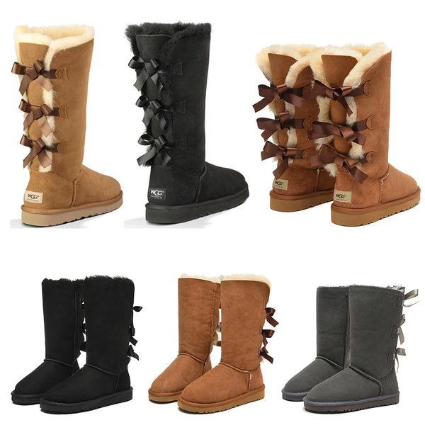 new australia women girl classic snow knee boots 3 bow fur boot winter black gery chestnut women fashion outdoor size 5-10
new australia women girl classic snow knee boots 3 bow fur boot winter black gery chestnut women fashion outdoor size 5-10