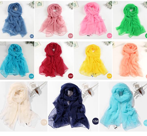 2020 pure color chiffon ice silk scarf summer sunscreen dual-use scarf shawl beach towel multicolor wholesale, Blue;gray
2020 pure color chiffon ice silk scarf summer sunscreen dual-use scarf shawl beach towel multicolor wholesale, Blue;gray