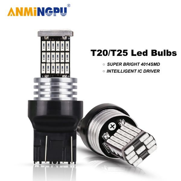 anmingpu 2x signal lamp t20 led w21w 7440 7443 w21/5w 4014smd t25 led 3157 p27/7w 3156 p27w brake lights reverse lights 12v
anmingpu 2x signal lamp t20 led w21w 7440 7443 w21/5w 4014smd t25 led 3157 p27/7w 3156 p27w brake lights reverse lights 12v