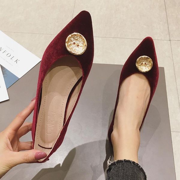 2020 red женской моды квартира обуви toe flock остроконечной весна осень марка женская обувь офис ladies work single, Black
2020 red женской моды квартира обуви toe flock остроконечной весна осень марка женская обувь офис ladies work single, Black