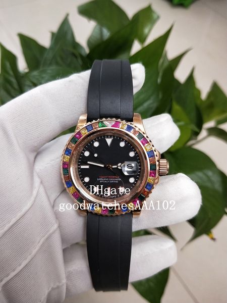 awesome mens yacht master116695 40mm rainbow circle drill black dial rubber strap bands asia eta 2813 movement automatic mens watch watches, Slivery;brown
awesome mens yacht master116695 40mm rainbow circle drill black dial rubber strap bands asia eta 2813 movement automatic mens watch watches, Slivery;brown