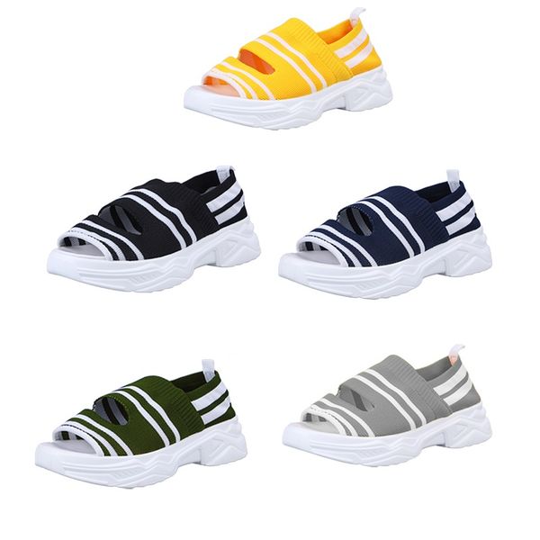 my-love 2020 summer knitting lightweight sneakers women sandals open toe wedges platform ladies shoes big size zapatos mujer, Black
my-love 2020 summer knitting lightweight sneakers women sandals open toe wedges platform ladies shoes big size zapatos mujer, Black