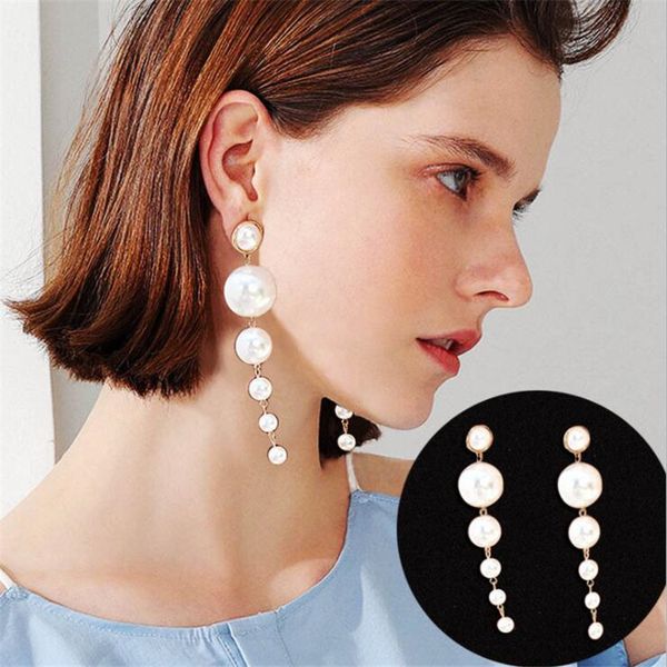 lady bohemia pearl tassel pendant studs ins fashion simple designer women earrings holiday beach classic girls brand earring, Golden
lady bohemia pearl tassel pendant studs ins fashion simple designer women earrings holiday beach classic girls brand earring, Golden