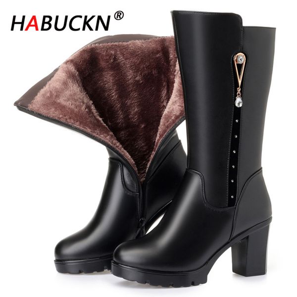 habuckn wool snow boots women fur warm shoes plush mid-calf boots fashion zipper warm genuine leather women winter black
habuckn wool snow boots women fur warm shoes plush mid-calf boots fashion zipper warm genuine leather women winter black