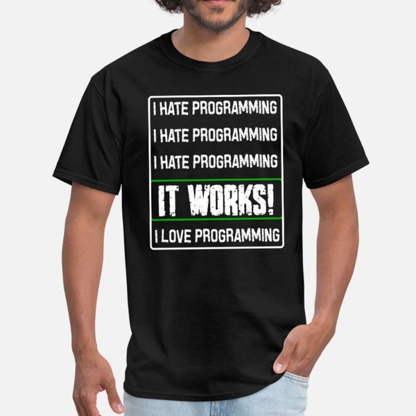 i love programming t shirt men customized 100% cotton plus size 3xl clothing fitness new style spring autumn standard shirt
i love programming t shirt men customized 100% cotton plus size 3xl clothing fitness new style spring autumn standard shirt