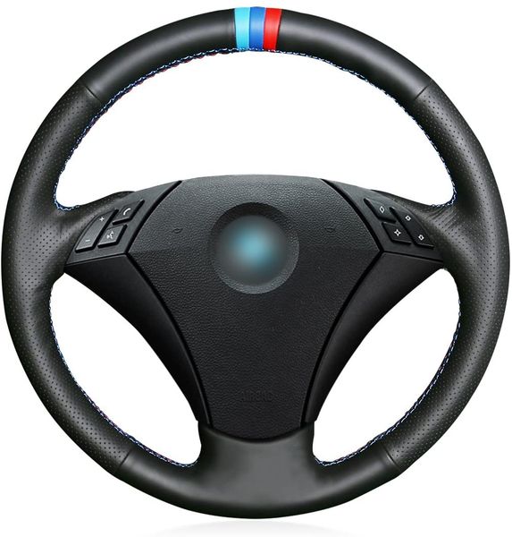 diy custom breathable black genuine leather car steering wheel cover for bmw 5 series e60 e61 2004-2010
diy custom breathable black genuine leather car steering wheel cover for bmw 5 series e60 e61 2004-2010