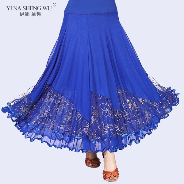 women belly dance costumes performance long skirts ballroom dancing dress practice big swing modern dancewear dance skirt, Black;red
women belly dance costumes performance long skirts ballroom dancing dress practice big swing modern dancewear dance skirt, Black;red