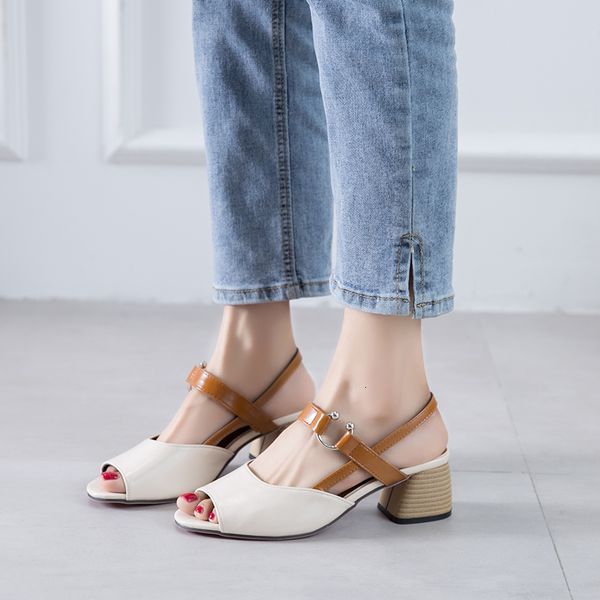women sandals fashion fish mouth high heels summer peep toe women shoes leather gladiator sandals buckle square heel shoes, Black
women sandals fashion fish mouth high heels summer peep toe women shoes leather gladiator sandals buckle square heel shoes, Black