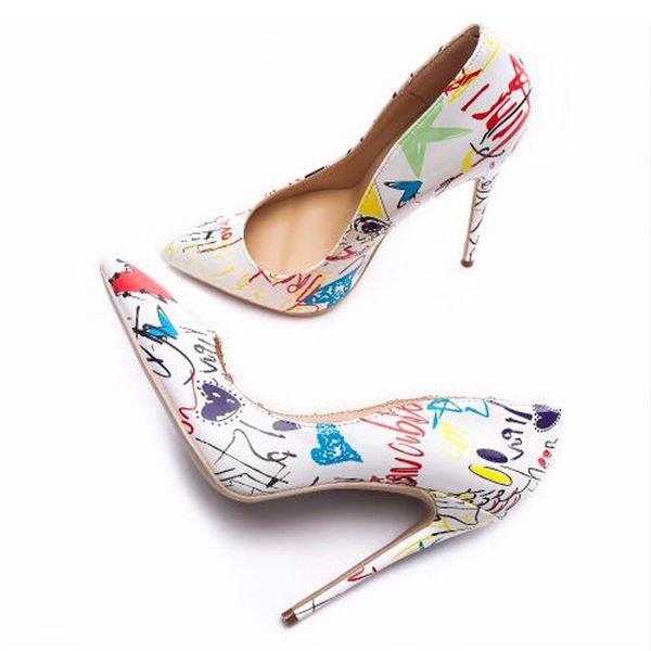 women heels graffiti colorful women pumps fashion high heels pointed toe party wedding shoes stiletto plus size 35-42 s656, Black
women heels graffiti colorful women pumps fashion high heels pointed toe party wedding shoes stiletto plus size 35-42 s656, Black