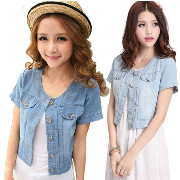 2020 new autumn and summer fashion women round neck sweet shawl short-sleeved short denim jean jacket coat button plus size 3xl, Black;brown
2020 new autumn and summer fashion women round neck sweet shawl short-sleeved short denim jean jacket coat button plus size 3xl, Black;brown