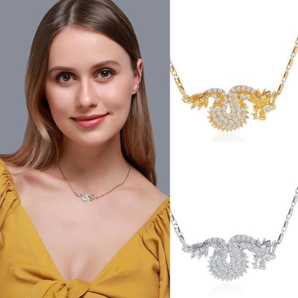 flying dragon pendant necklace for women men golden mascot symbol gift jewelry lucky necklace p3c8, Silver
flying dragon pendant necklace for women men golden mascot symbol gift jewelry lucky necklace p3c8, Silver
