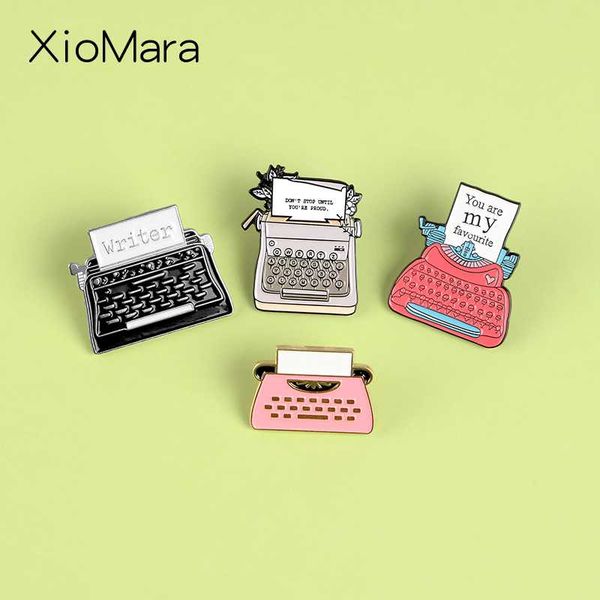 pins, brooches typewriter fax machine enamel pin office supplies portable write message lapel pins badges cartoon women men gifts, Gray
pins, brooches typewriter fax machine enamel pin office supplies portable write message lapel pins badges cartoon women men gifts, Gray