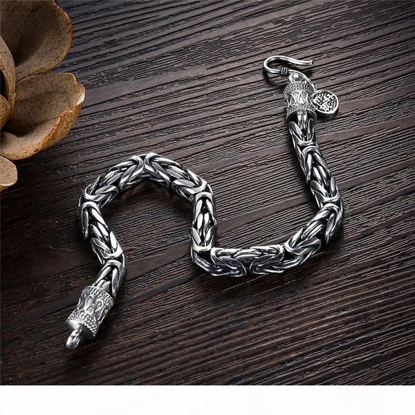 gagafeel 925 sterling silver bangles bracelets for men punk rock biker bracelet homme men's fashion jewelry gift, Black
gagafeel 925 sterling silver bangles bracelets for men punk rock biker bracelet homme men's fashion jewelry gift, Black