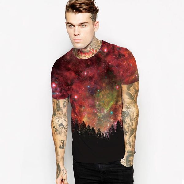 red galaxy print mens sport t shirts plus size pull over bodybuilding summer for women mens, Black;blue
red galaxy print mens sport t shirts plus size pull over bodybuilding summer for women mens, Black;blue