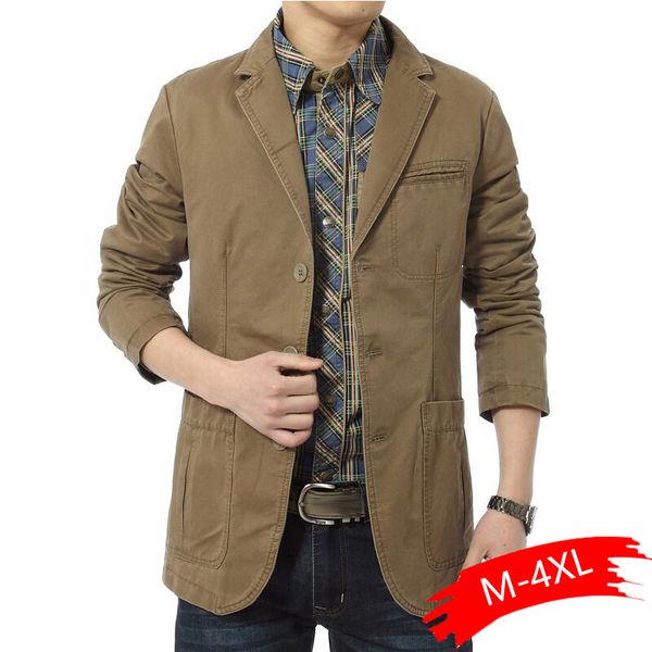 men's suits & blazers blazer men casual cotton denim parka slim fit jackets army green khaki large size m-xxxl 4xl outdoors outwear coa, White;black
men's suits & blazers blazer men casual cotton denim parka slim fit jackets army green khaki large size m-xxxl 4xl outdoors outwear coa, White;black