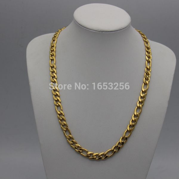 9mm 24'' brand new ip gold stainless steel figaro curb link chain necklace jewelry gifts, Silver
9mm 24'' brand new ip gold stainless steel figaro curb link chain necklace jewelry gifts, Silver