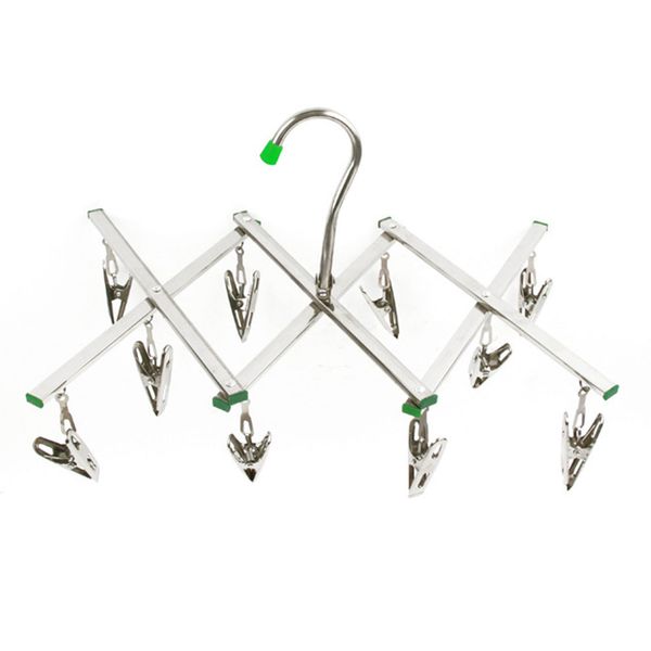 10 clips l drying rack towels folding stainless steel laundry hanger manual 
10 clips l drying rack towels folding stainless steel laundry hanger manual