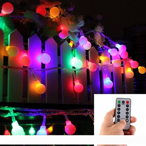 16 feet 50 led outdoor globe string lights 8 modes battery operated frosted white ball fairy light dimmable ip65 waterproof
16 feet 50 led outdoor globe string lights 8 modes battery operated frosted white ball fairy light dimmable ip65 waterproof