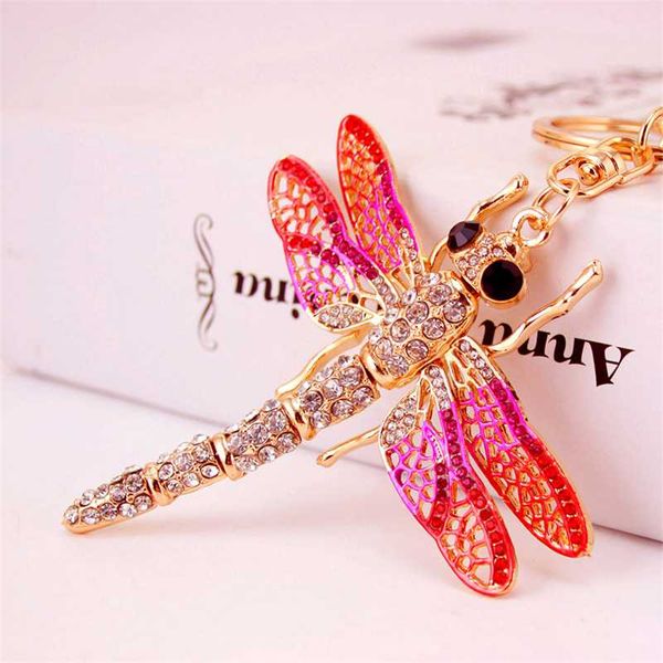 lovely rhinestone crystal dragonfly keychain for women purse handbag car key keyring wedding birthday gift party jewelry, Silver
lovely rhinestone crystal dragonfly keychain for women purse handbag car key keyring wedding birthday gift party jewelry, Silver