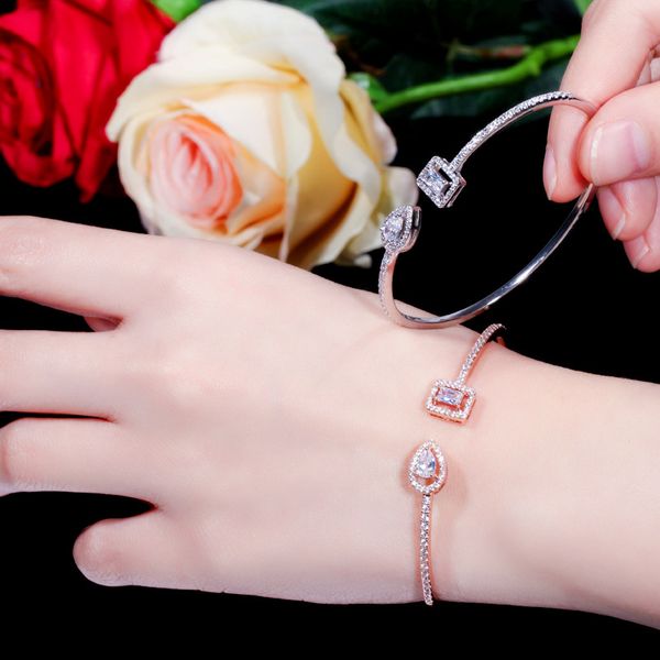 water drop wedding tennis charms bracelets for women rose gold plt chain link bracelet&bangle eu/us style jewelry, Black
water drop wedding tennis charms bracelets for women rose gold plt chain link bracelet&bangle eu/us style jewelry, Black