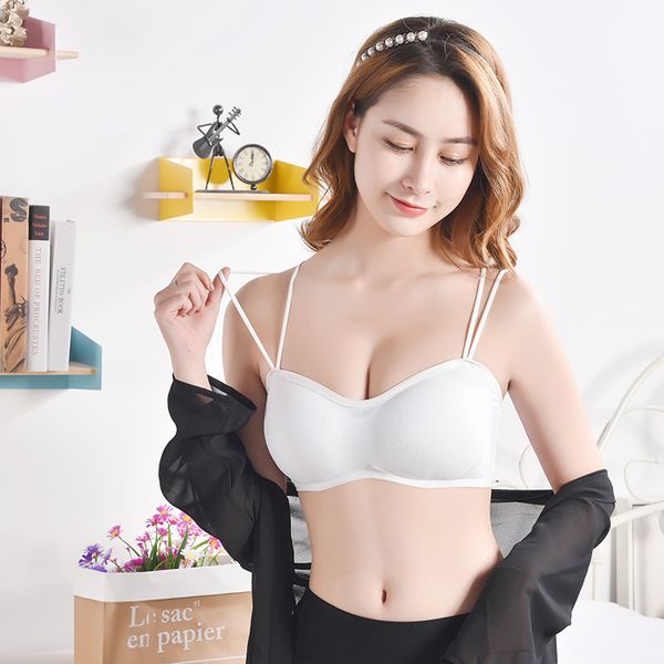 ice silk push up bra bras for women beauty back fitness brassiere bralette underwear bralet lingerie sports bra vest, White;black
ice silk push up bra bras for women beauty back fitness brassiere bralette underwear bralet lingerie sports bra vest, White;black