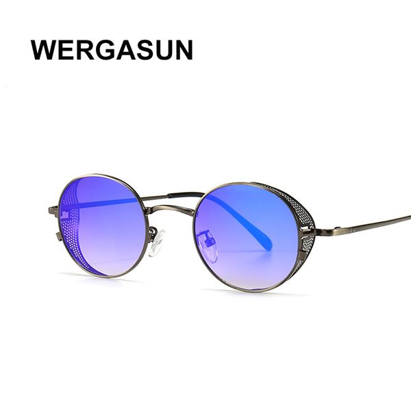 wergasun retro steampunk sunglasses round designer steam punk metal shields sunglasses men women uv400 gafas de sol, White;black
wergasun retro steampunk sunglasses round designer steam punk metal shields sunglasses men women uv400 gafas de sol, White;black