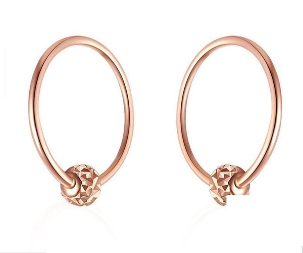 2020 fashion solid au750 rose gold ball hoop earrings come and get it a436763, Golden;silver
2020 fashion solid au750 rose gold ball hoop earrings come and get it a436763, Golden;silver
