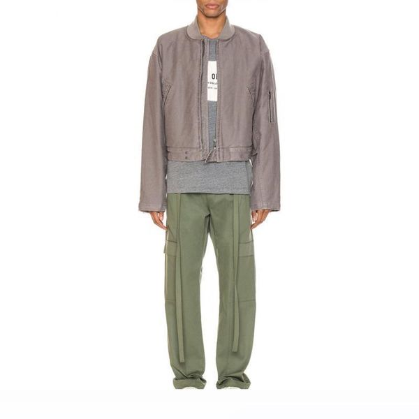 2020 autumn winter usa fear of god baggy cargo trousers sweat fog streamer drawstring overall casual sweatpants men women jogger pants, Black 
2020 autumn winter usa fear of god baggy cargo trousers sweat fog streamer drawstring overall casual sweatpants men women jogger pants, Black