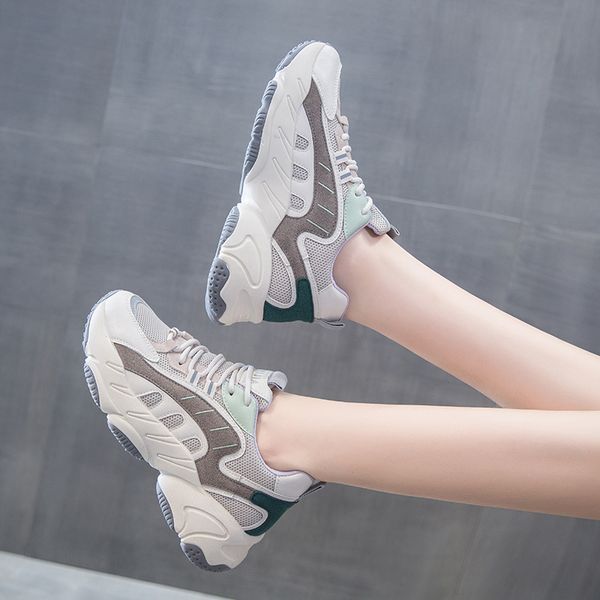 net red dad shoes womens 2020 autumn new white shoes casual sneakers korean style student shoes fashion, Black
net red dad shoes womens 2020 autumn new white shoes casual sneakers korean style student shoes fashion, Black