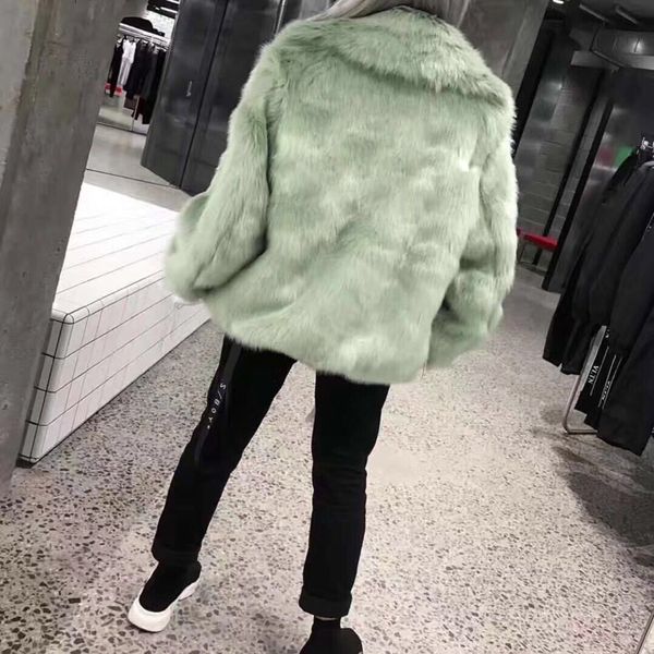 designerwear faux fur bomber jacket winter warm fur coats couple fashion artificial fur street outerwear hflsjk354, Black
designerwear faux fur bomber jacket winter warm fur coats couple fashion artificial fur street outerwear hflsjk354, Black