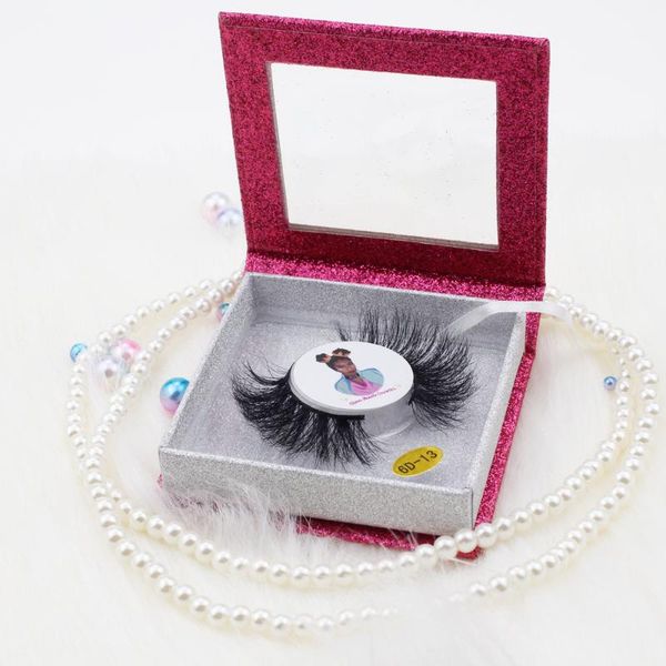 false eyelashes 2021 thick lengthened natural real 6d mink hair handmade 6d13