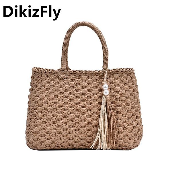 dikizfly good quality handmade rattan woven straw bag summer women messenger crossbody bags girls big beach handbag 2020 totes
dikizfly good quality handmade rattan woven straw bag summer women messenger crossbody bags girls big beach handbag 2020 totes