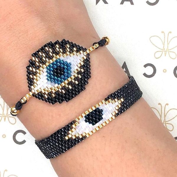 go2boho bracelet women turkish evil eye bracelet miyuki pulseras mujer moda 2020 jewelry handmade woven armband gift jewelr, Red;blue
go2boho bracelet women turkish evil eye bracelet miyuki pulseras mujer moda 2020 jewelry handmade woven armband gift jewelr, Red;blue